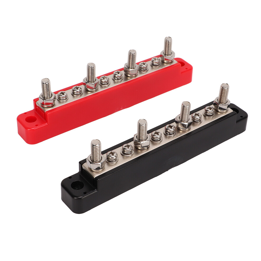 Power Distribution Block 10 Terminal 48V 150A M6 Stud Bus Bar For Car Boat 5031339675497