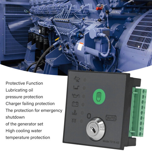 Diesel Generator Controller Module, Automatic Genset, DC8-35V, 5 Protection Features 2