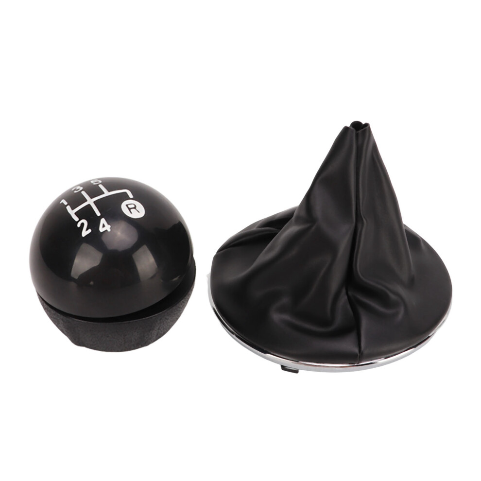 Manual Gear Shift Knob Head For Fiat 500 2007Â2018, & Black/White 4031339682953