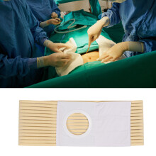 Stoma-Hernien-Gürtel Größe M, Breite 16 cm (6,3 Zoll), Innendurchmesser 8 cm