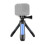 Mini-Stativ Selfie-Stick Action1/2, 12-23 cm, Blau 2