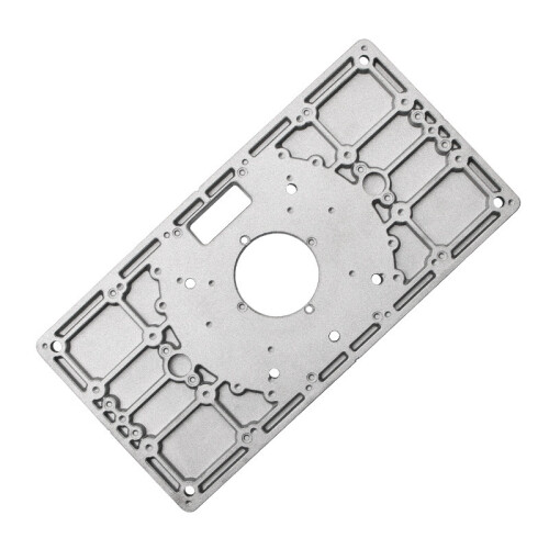 Aluminum Router Table Insert Plate 234x119mm, Light & Precise