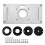 Aluminum Router Table Insert Plate 234x119mm, Light & Precise 2