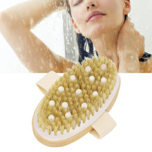 Körperbürste Schrubber Fracht Holzrahmen Peeling