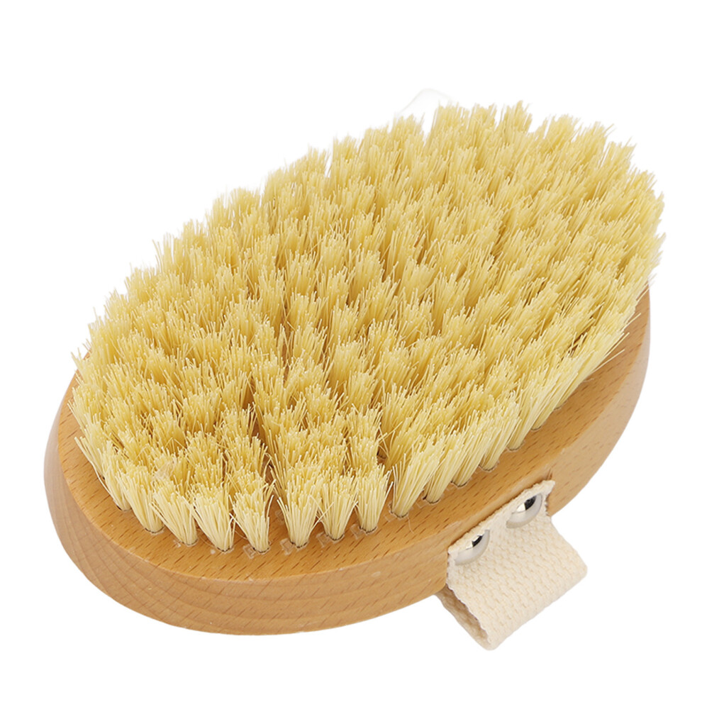 Massage Body Bath Brush Beech Wood Lymphatic Drainage Exfoliator