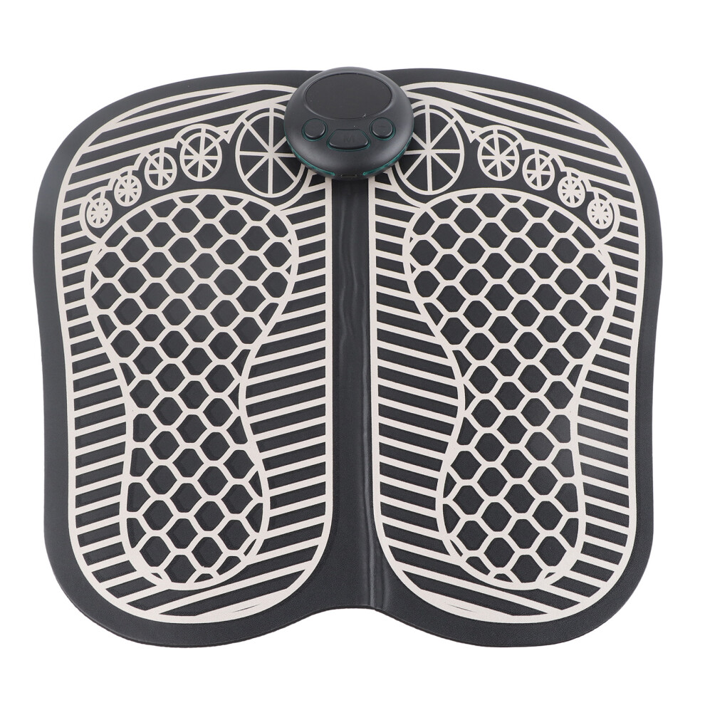 USB Rechargeable Foot Massager Mat 8 Modes 19 Gears, Microcurrent Pulse