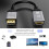 Cable DP1.4 a HDMI 2.1 8K60 4K120 48Gbps HDR 6