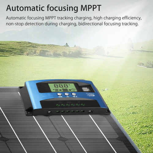 40A MPPT Solar Controller 12V/24V LCD Support with Multiple Protections 2