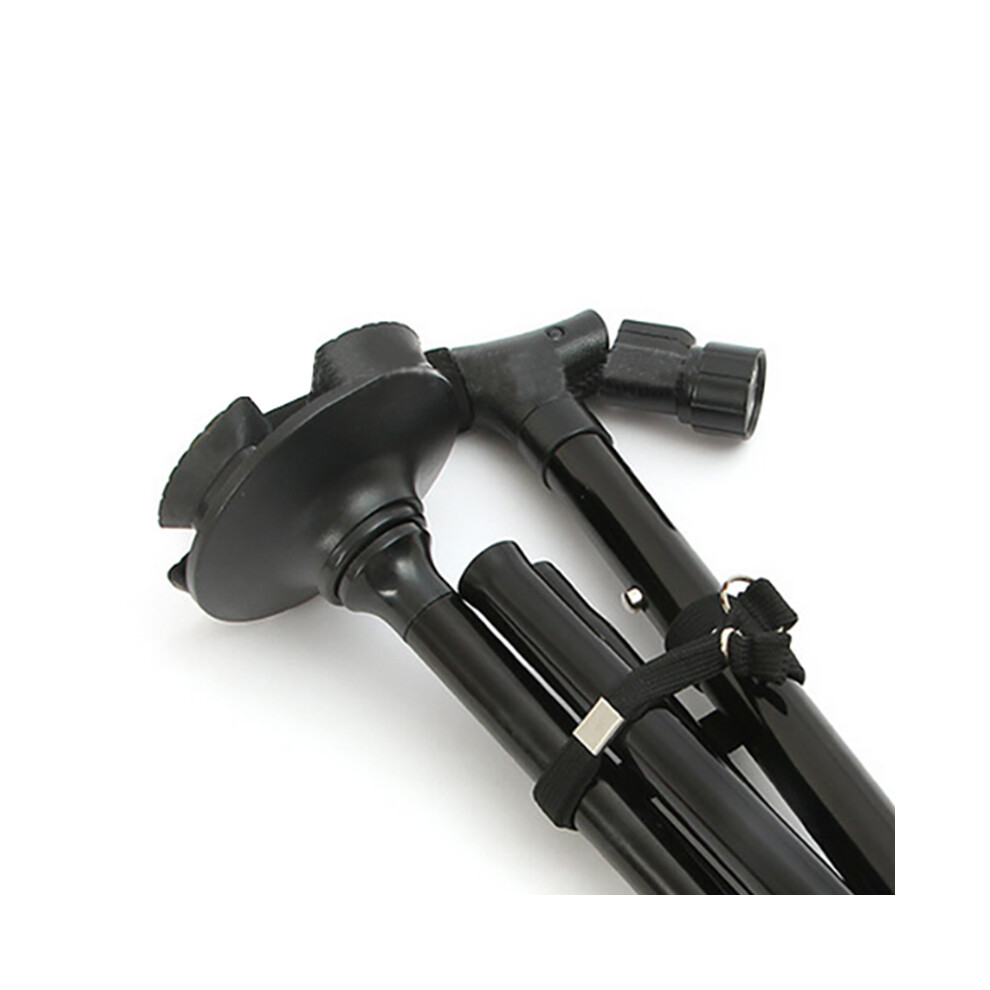 Adjustable Folding Cane Aluminum Alloy Height & LED Light Features