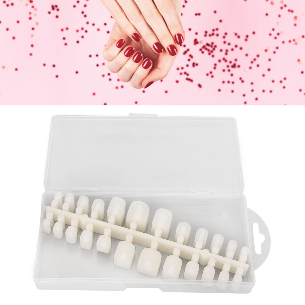 Durable Glossy 240pcs Full Cover False Toenails for Weddings & Prom