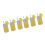 20-teiliges Zitronengelb-Becher-Set, Harz, 1:12/1:6 15