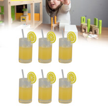 20-teiliges Zitronengelb-Becher-Set, Harz, 1:12/1:6