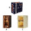 Porta-libros rompecabezas de madera multicolor 11x18x23 cm 800g 8