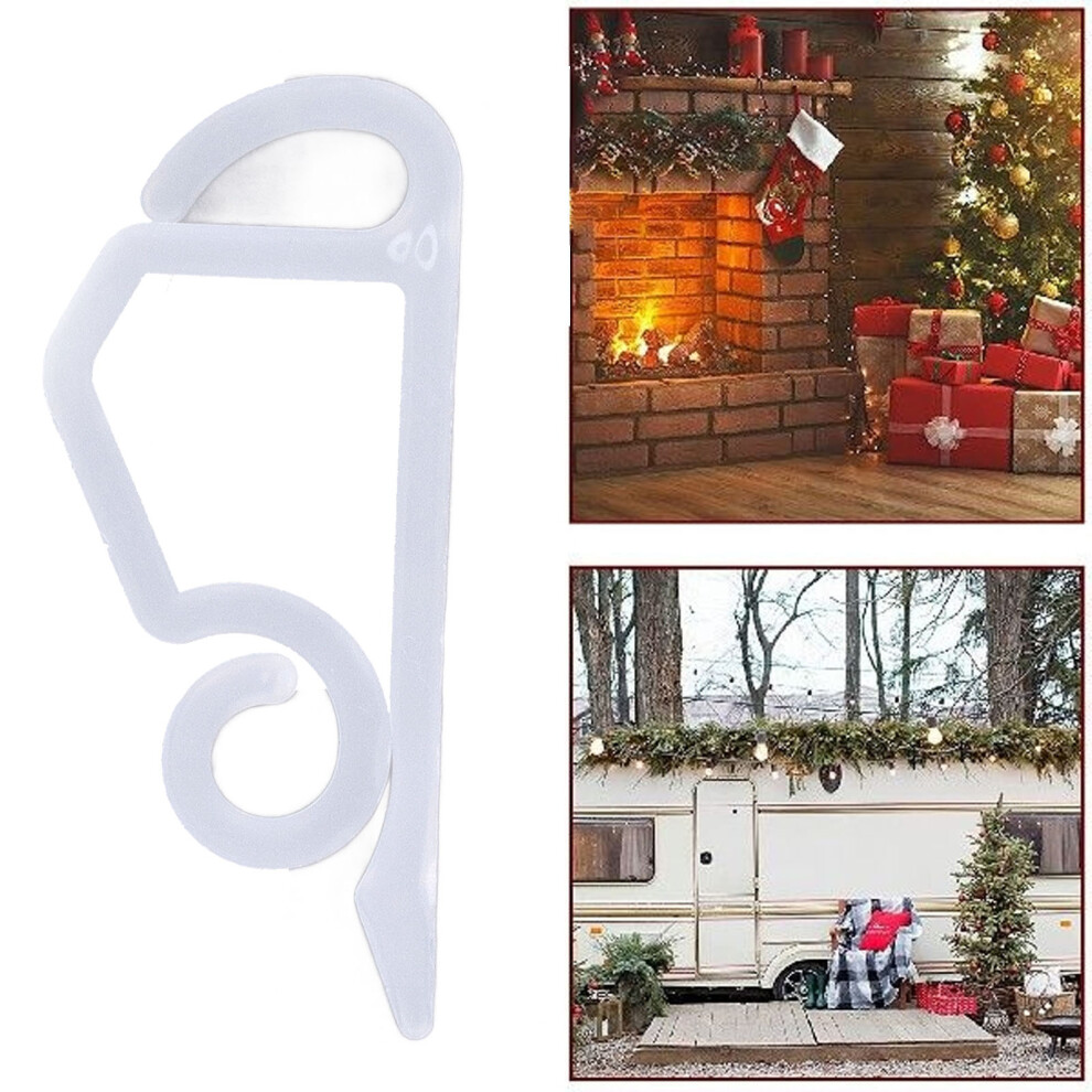 Christmas Party 100pcs Gutter Clips for String Lights Decoration-image-OPC-PJJMSJT-NEW