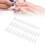 360pcs Clear Long Coffin Almond Stiletto False Nail Tips 15