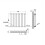 (600x590mm Double Horizontal) SIMPLE BATHROOMS Anthracite Oval Column Radiators 3