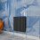 (600x590mm Double Horizontal) SIMPLE BATHROOMS Anthracite Oval Column Radiators 1