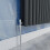 (600x590mm Double Horizontal) SIMPLE BATHROOMS Anthracite Oval Column Radiators 6