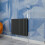 (600x767mm Double Horizontal) SIMPLE BATHROOMS Anthracite Oval Column Radiators 1