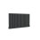 (600x1003mm Double Horizontal) SIMPLE BATHROOMS Anthracite Oval Column Radiators 4