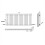 (600x1180mm Single Horizontal) SIMPLE BATHROOMS Anthracite Oval Column Radiators 3