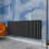 (600x1593mm Double Horizontal) SIMPLE BATHROOMS Anthracite Oval Column Radiators 1