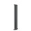 (1600x236mm Single Vertical) SIMPLE BATHROOMS Anthracite Oval Column Radiators 4