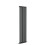 (1600x354mm Single Vertical) SIMPLE BATHROOMS Anthracite Oval Column Radiators 4
