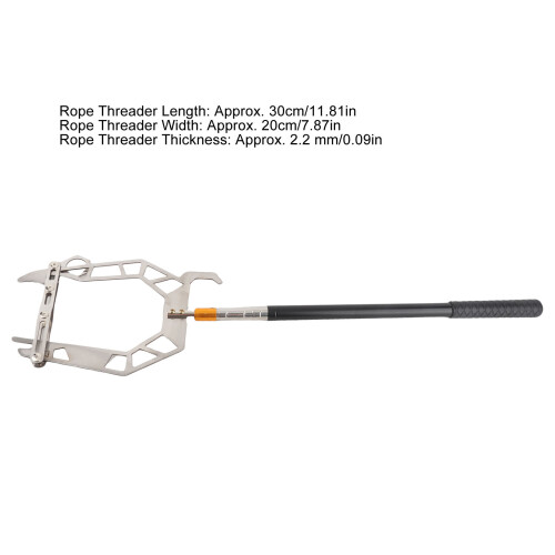 U-förmiger Mooring-Threader, 30 cm Länge, 20 cm Breite, 2,2 mm, Silber 1