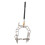 U-förmiger Mooring-Threader, 30 cm Länge, 20 cm Breite, 2,2 mm, Silber 1