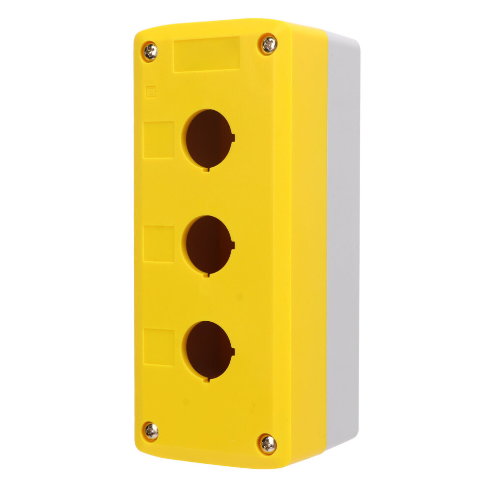 Abs Plastic 3-Hole 22Mm Push Button Box Ip65 Waterproof For Equipment 4281339708416