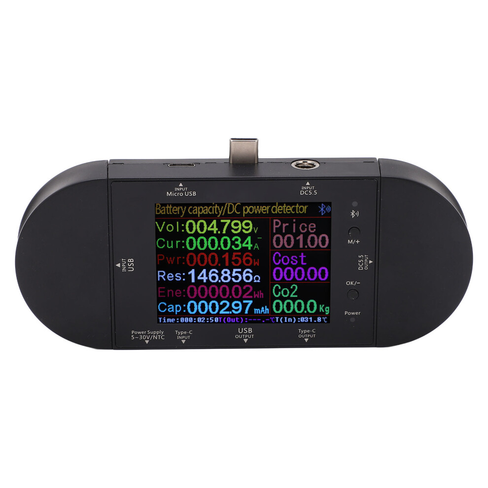 Digital Usb Voltmeter Tester 5V-32V 2.4" Tft, Model Ud24 6941339709490