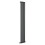 (1800x236mm Single Vertical) SIMPLE BATHROOMS Anthracite Oval Column Radiators 4