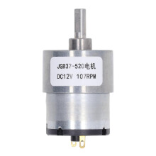 Motor de engrenagem de minhoca de turbina auto bloqueio DC12V 107RPM CW CCW