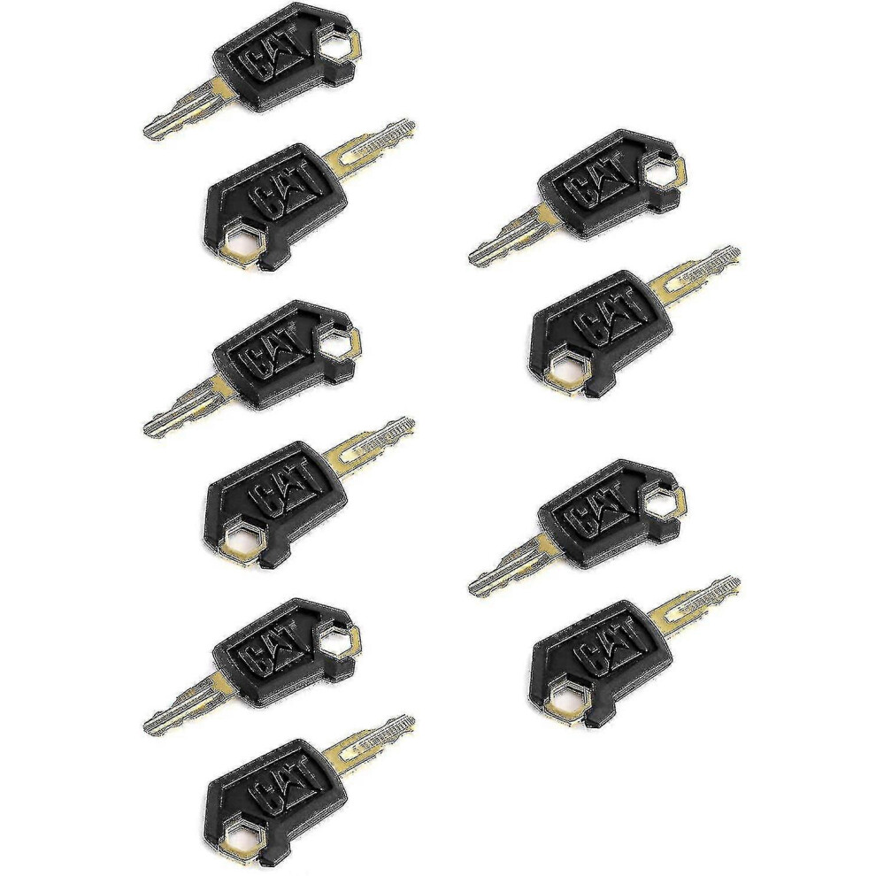 10 Pack 5P8500 Cat Keys,Ignition Keys For Caterpillar Heavy Equipment 9038048147365
