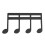 Sheet Music Clip Metal Note Pattern Delicate Music 1