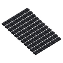 Συνδετήρας καλωδίων ηλιακών πλαισίων - 100Pcs μονωμένο