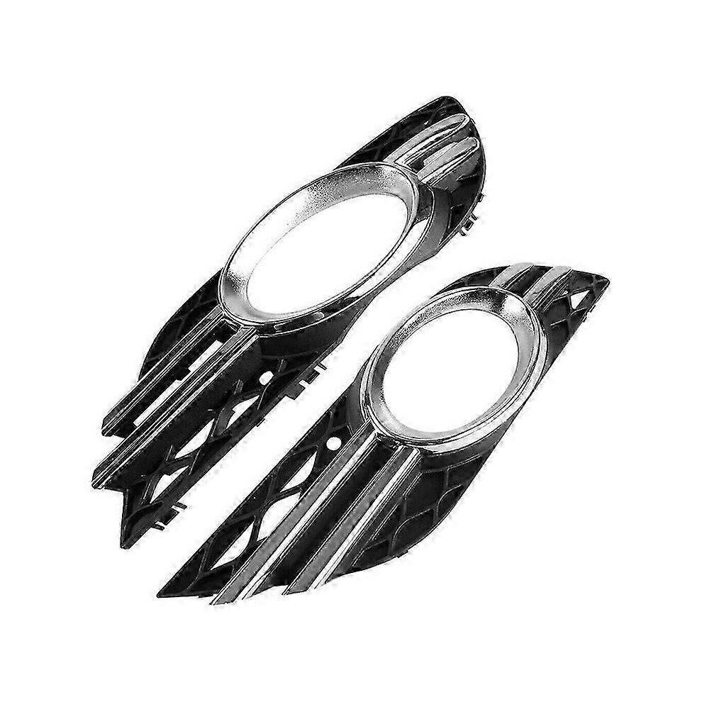 Car Front Fog Light Grill Chrome Trim Cover Set for - E-Class W211 07-09 A2118851174 A2118851274-image-OPC-PJJN8CH-NEW