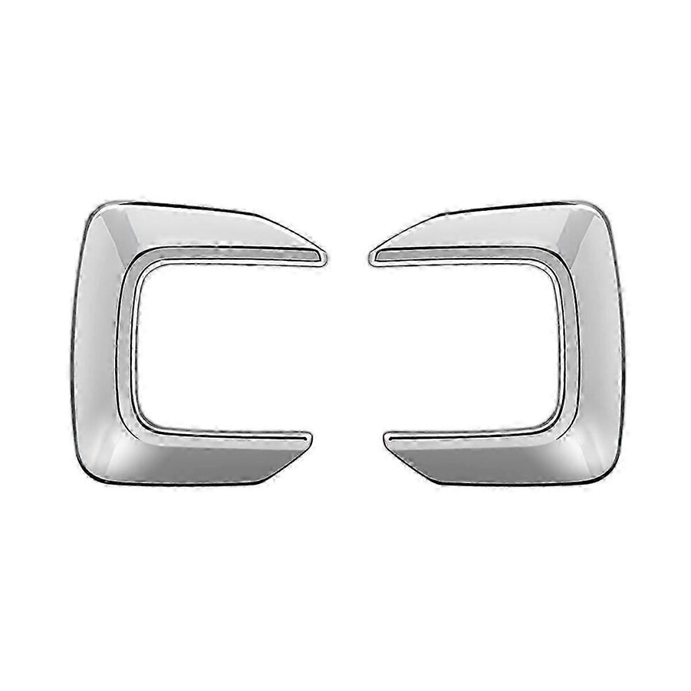 Car Front Fog Lights Eyebrow Sticker for WRV 2024 Japanese Version Fog Lamp Eye Lid Eyebrow Cover Silver-image-OPC-PJJN98P-NEW