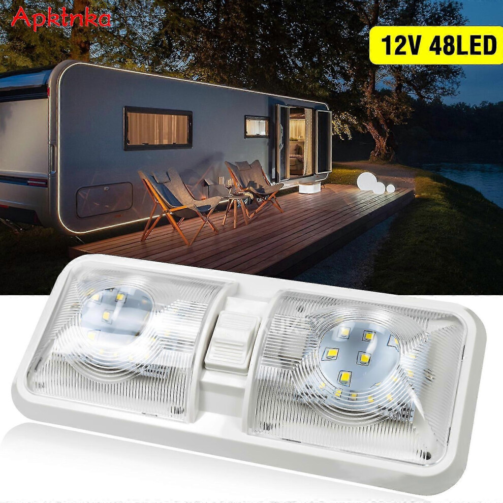 Car Interior Bar Strip Reading Ceiling Lamp Cargo Cabin Roof Dome Led Caravan Trailer Camper Van Lorry Cabinet Home Room Light 9038048163082