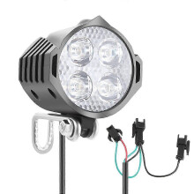 E-Bike Led Scheinwerfer 12V 24V 36V 48V 60V 72V Fahrradlicht mit Hupe Wasserdichter Frontscheinwerfer
