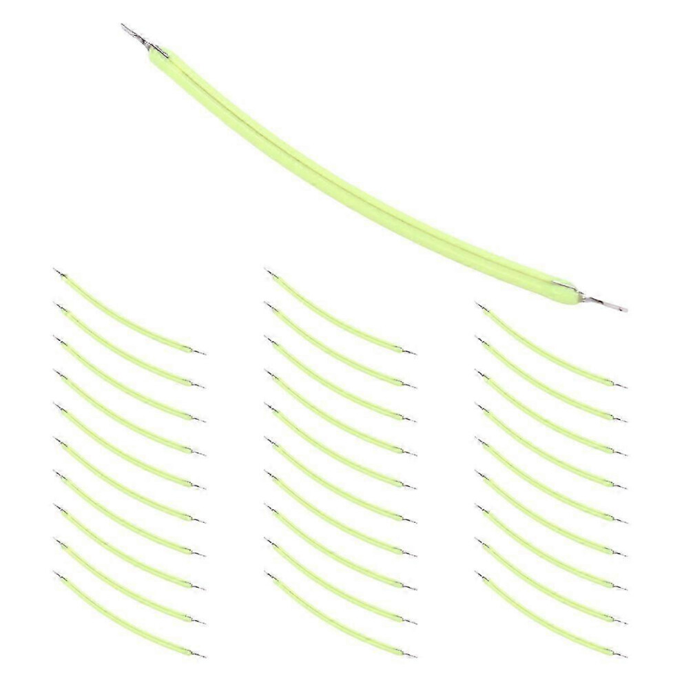 30PCS 3V Ultra Slim LED Flexible Filament 60mm Retro Bulb Parts LED Diode Lighting Filament Green Light-image-OPC-PJJN9RT-NEW