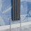 (1800x354mm Single Vertical) SIMPLE BATHROOMS Anthracite Oval Column Radiators 6