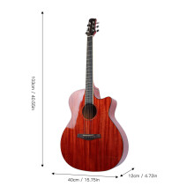 40 Inch Acoustic Guitar Folk Guitar Musical