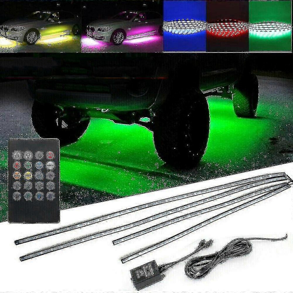 Rgb Led Strip Under Car - Underglow Underbody Neon Kit Light 9038048166182