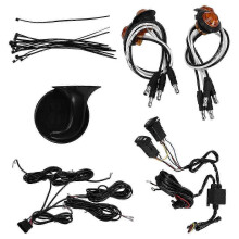 UTV-Blinker-Kit, UTV-ATV-Straßen-Legal-Blinker, 110D-Hupe, Plug-and-Play-Signallicht-Kit, Hupen-Blinker