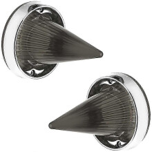 Smoke Bomb Blinker Linsenabdeckung für Touring Road Glide Road 31/4 Zoll flaches Blinklicht A