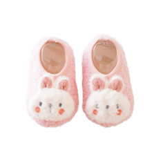 (Pink, L?2-3 Years-14cm?) Kids Baby Infant Toddler Anti-slip Floor Slippers Socks Girls Cotton Boot Shoes
