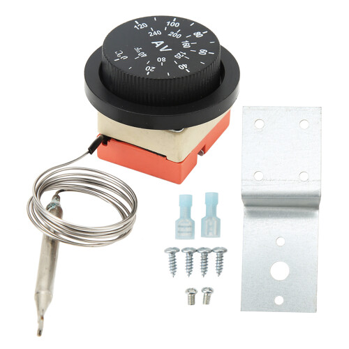 10 Stück 0-120C einstellbarer Thermostat-Schalter 250V 1