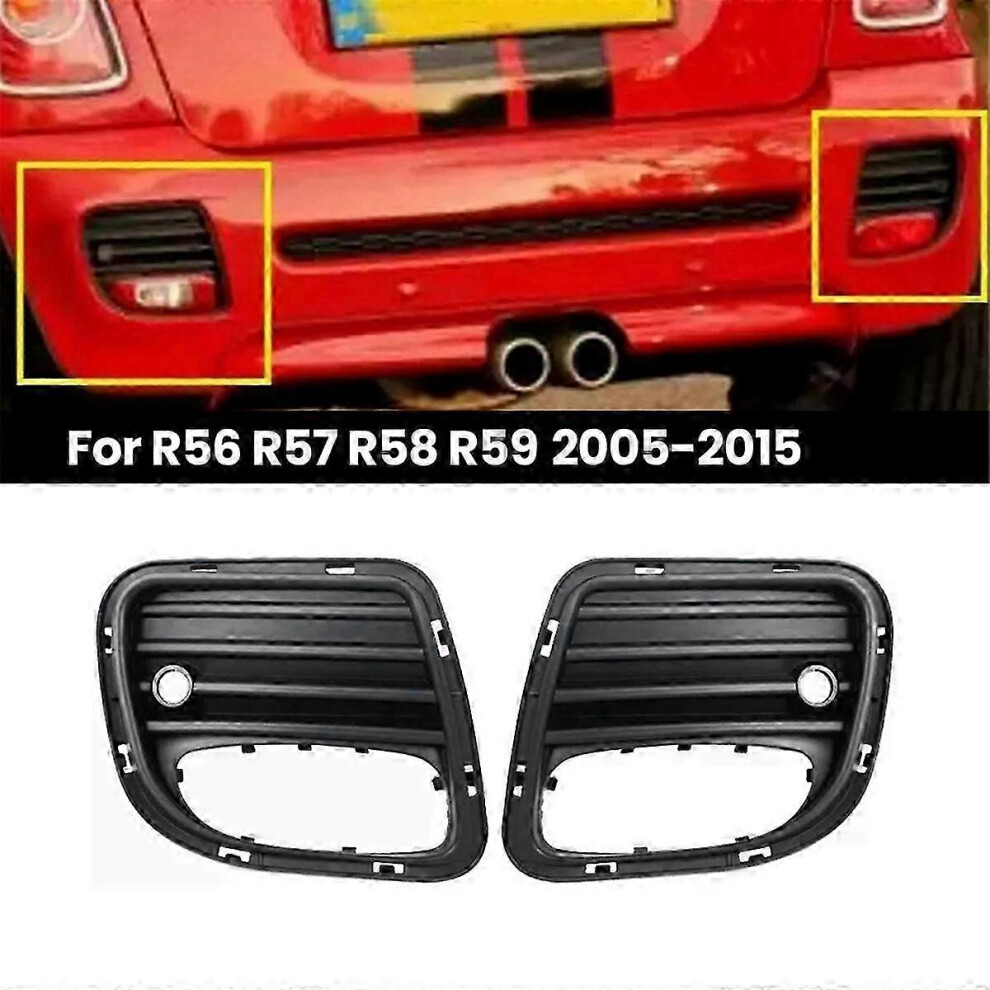 Car Rear Bumper Fog Light Frame Grille for BMW MINI R56 R57 R58 R59-image-OPC-PJJNFR9-NEW